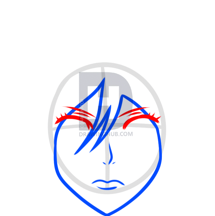 716x720 how to draw mikasa easy, step