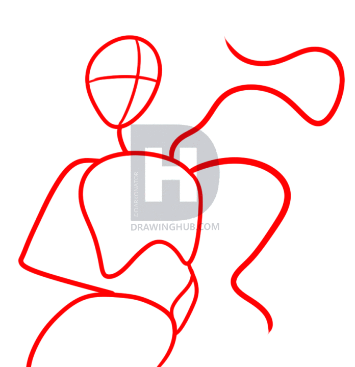 696x720 how to draw mikasa from attack on titan, step