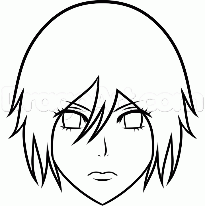 720x724 step how to draw mikasa easy