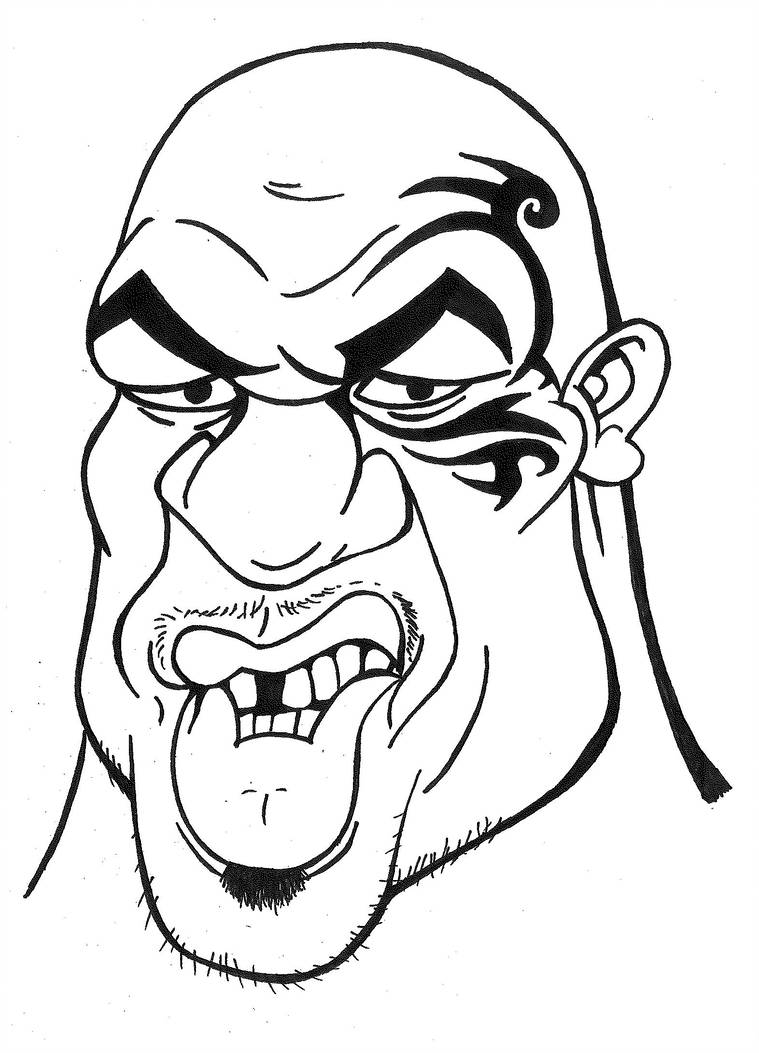 759x1053 Mike Tyson Caricature