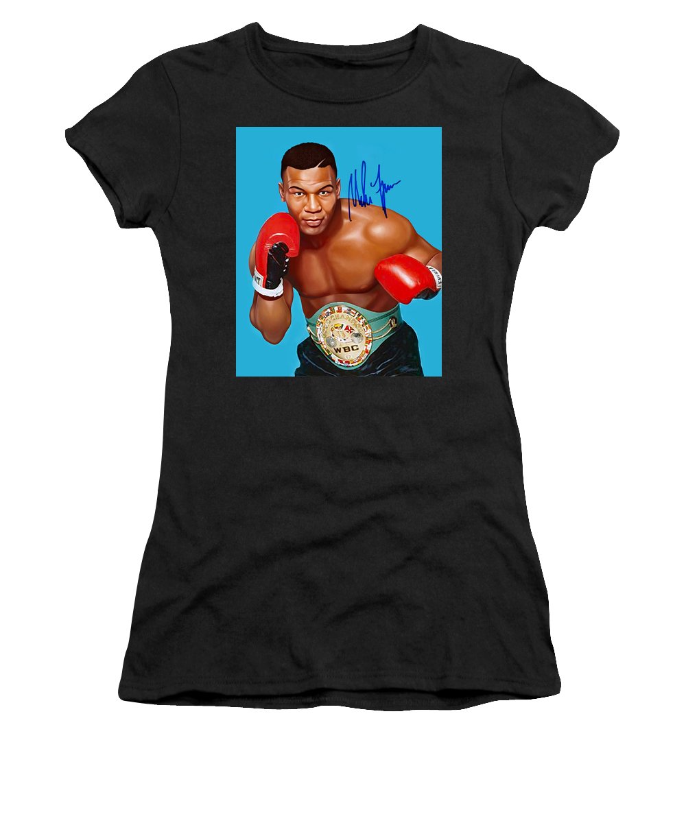 1000x1200 Mike Tyson Drawing Women's T Shirt For Sale