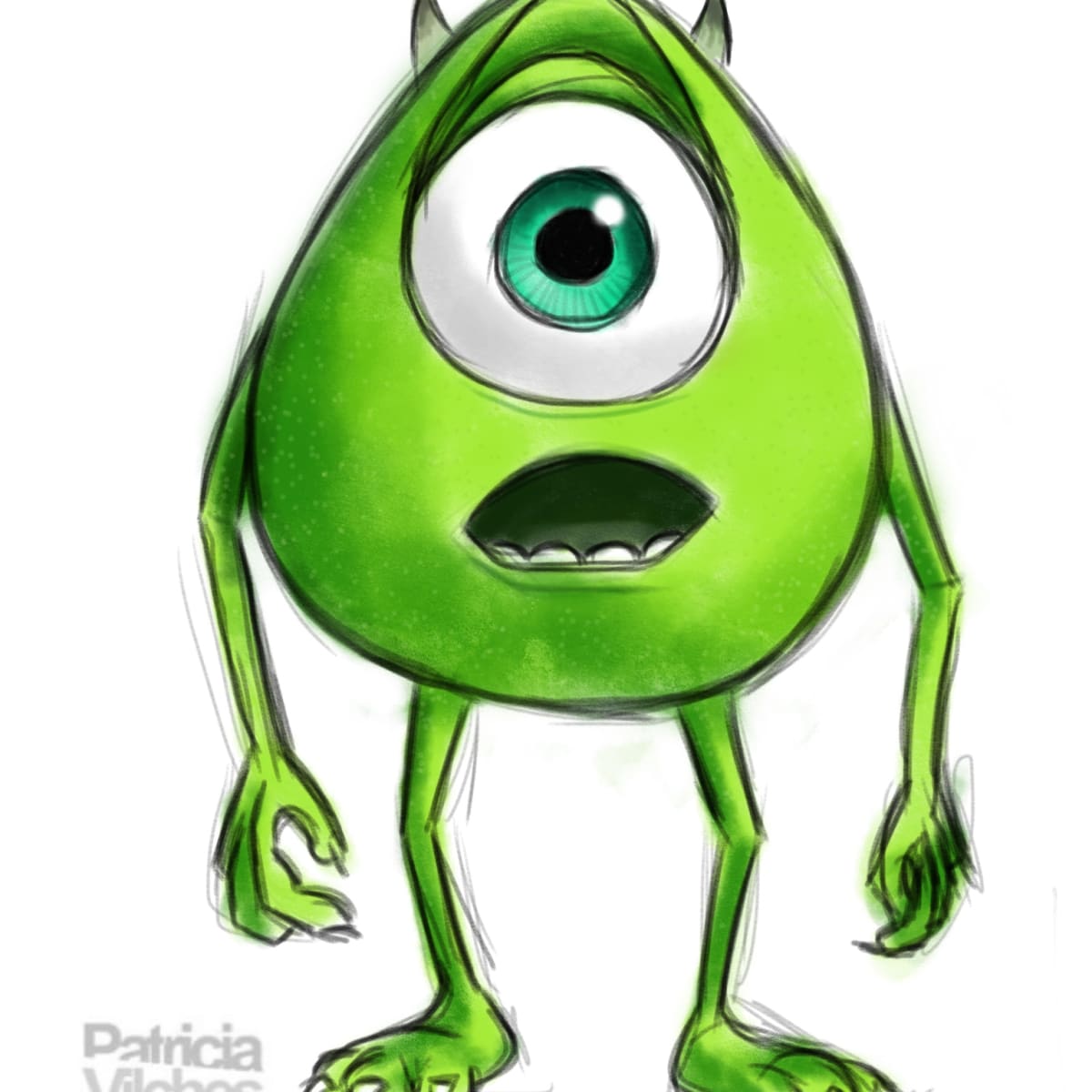 1200x1200 Mike Wazowski Domestika