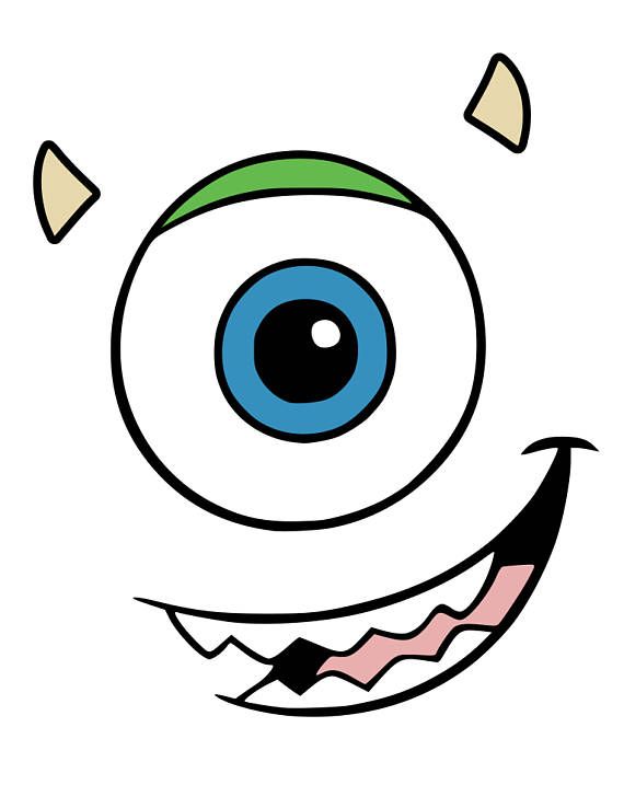 570x738 mike, sully, celia, randall and boo faces