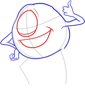 289x302 Draw Mike Wazowski, Step