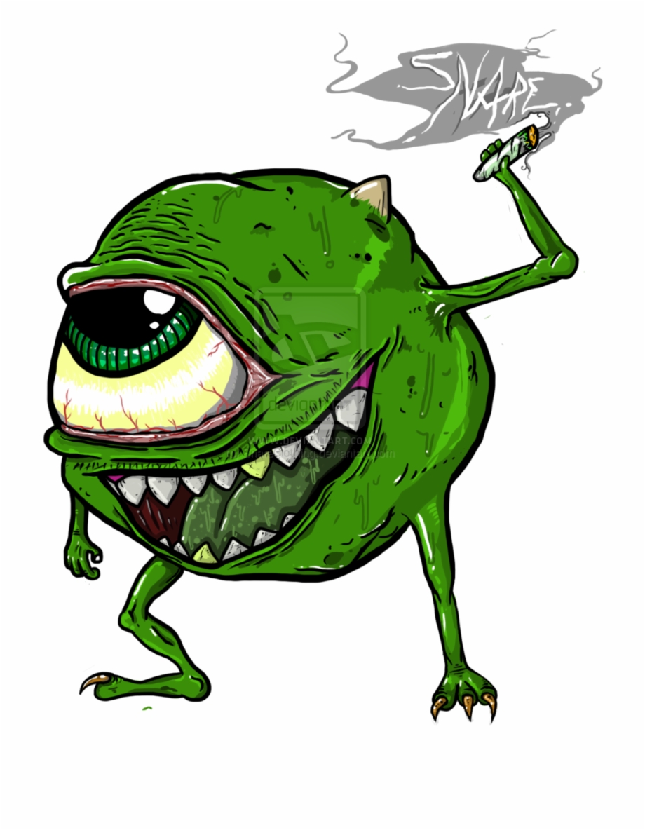 920x1184 Green Drawing Monsters Inc