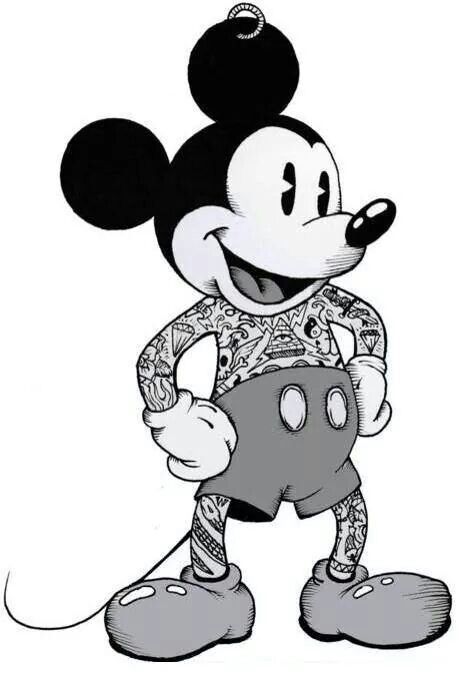 462x675 Bronco Drawing Mickey Mouse For Free Download