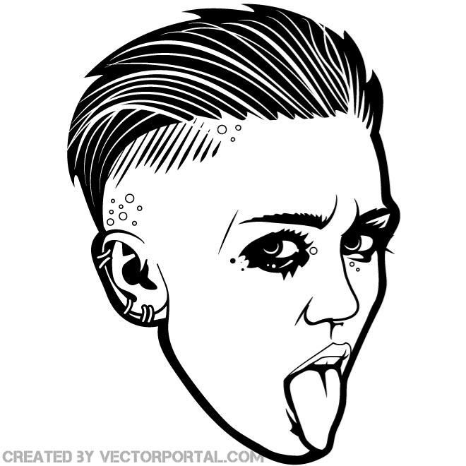 660x660 Singer Miley Cyrus Vector Portrait Celebrity Vector