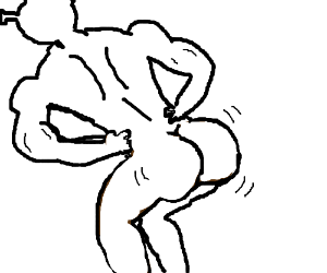 300x250 alien cosplays as miley cyrus twerking