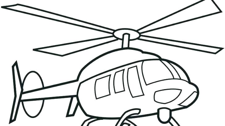 728x409 Colouring Pages Of Helicopter Running