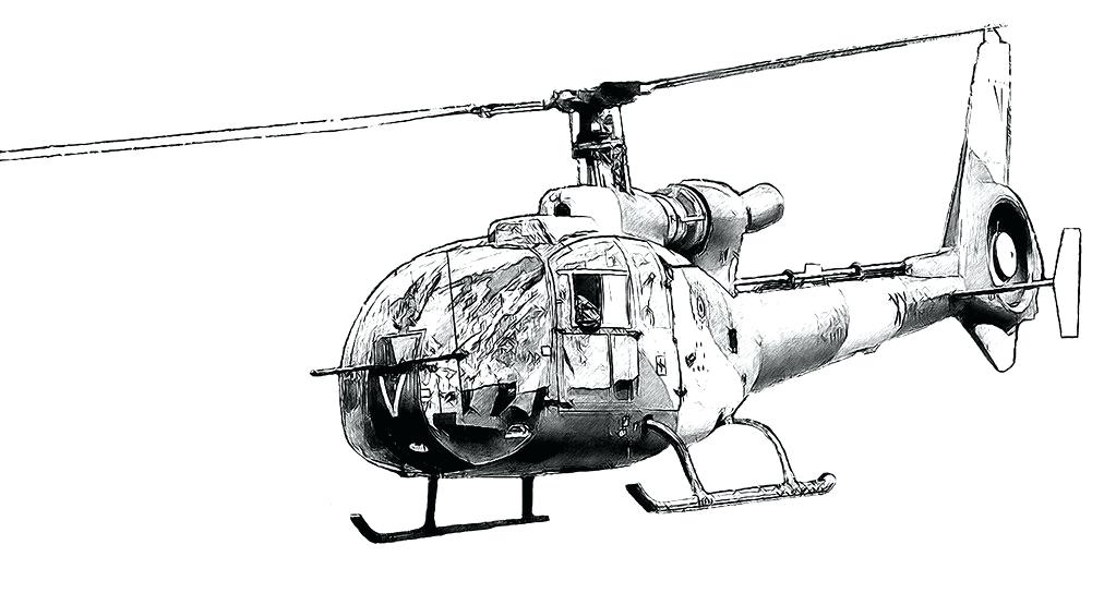 1023x544 Military Helicopter Drawing