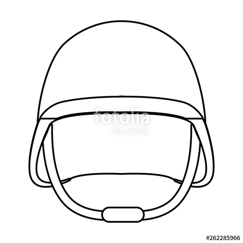 500x500 Military Helmet Icon Black And White Stock Image And Royalty Free