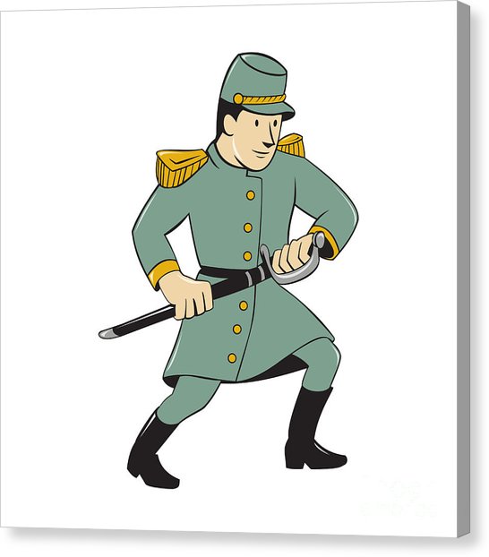 546x622 Cartoon Man Canvas Prints