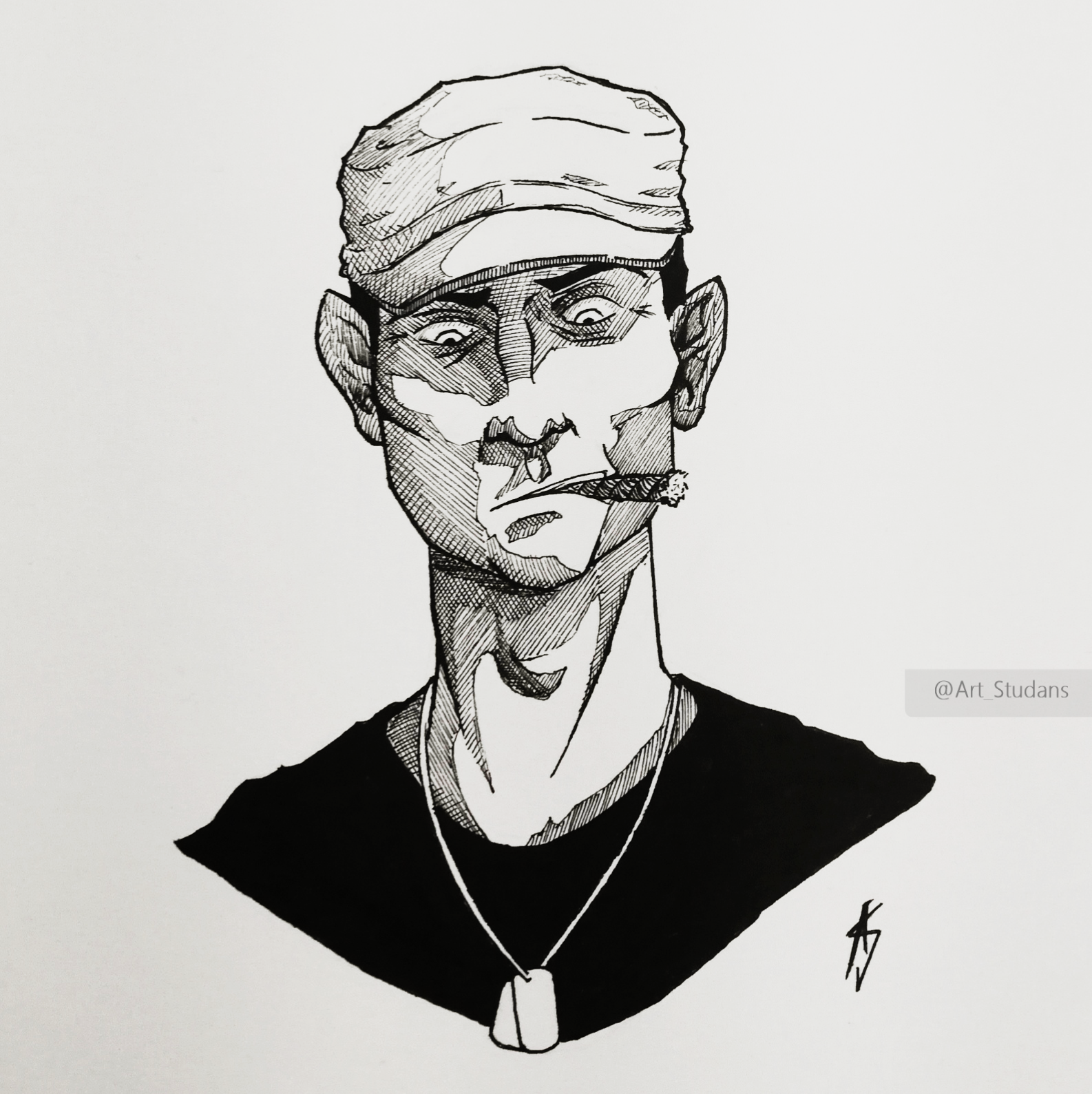 1586x1589 Oc I Reenvisioned Akainu As A Real World Soldier Serving