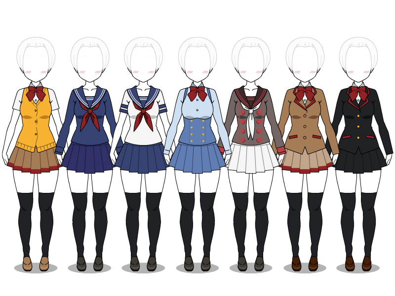 800x600 Collection Of Free Drawing Anime School Uniform Download On Ui Ex