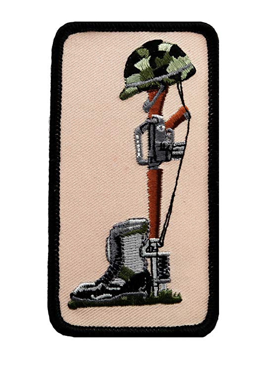 546x741 Fallen Soldier's Battle Cross Embroidered Military