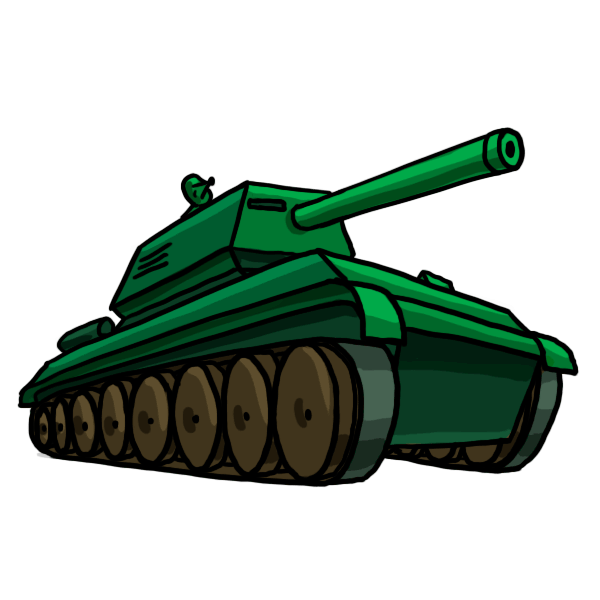 600x600 Cartoon Military Tank Drawing