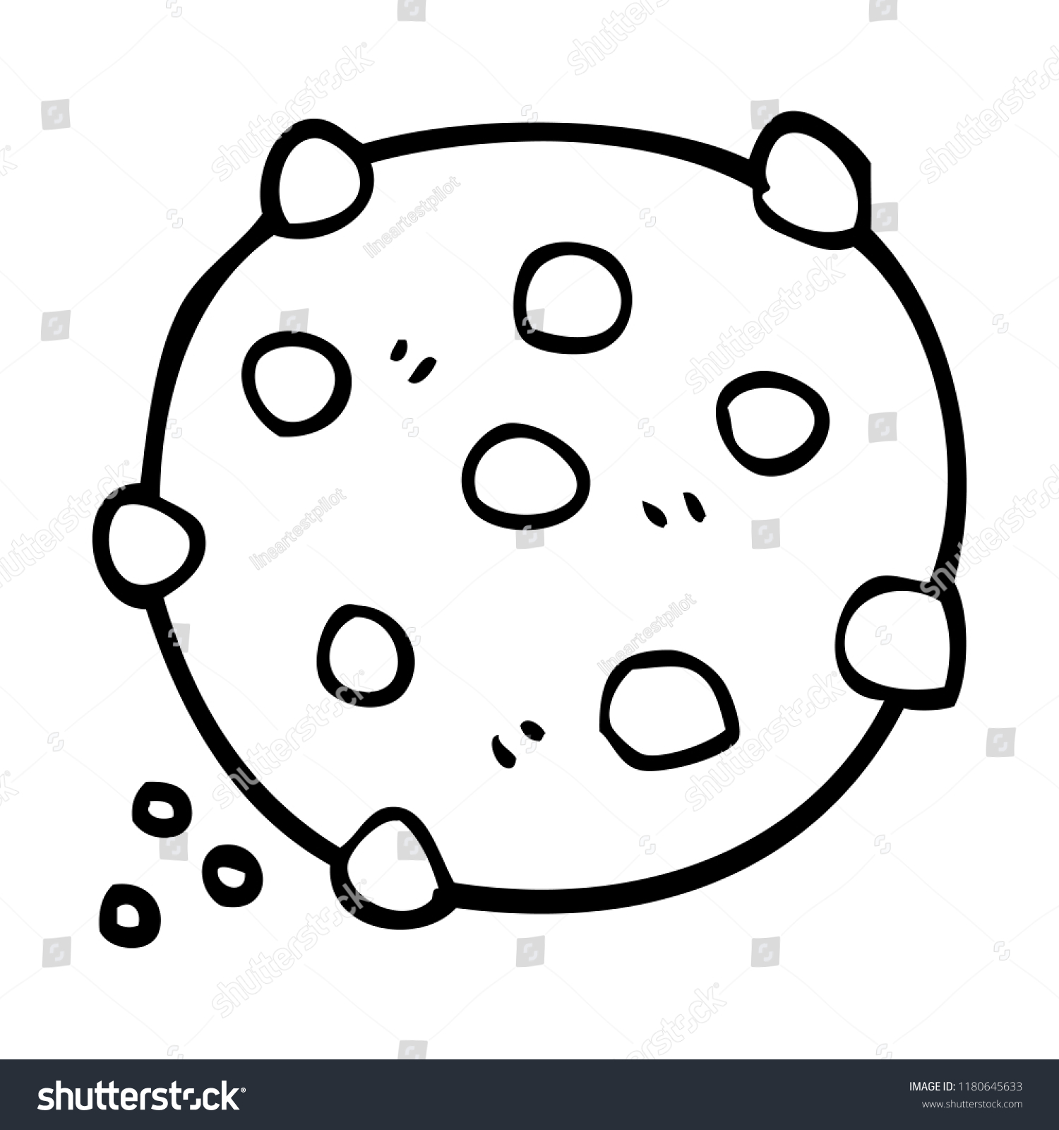 1500x1600 Cookie Drawing Easy Monster Color Swirl C And Milk Sketch Cutter