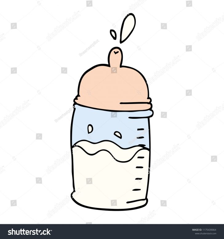 728x777 Baby Milk Bottle Drawing Drinking Pictures Holding Easy