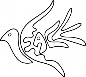 302x271 how to draw a peace dove step collaborative art projects