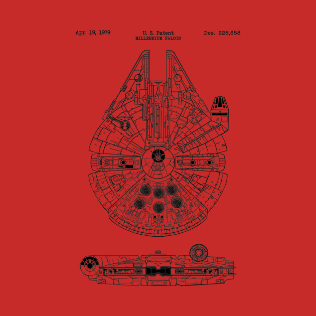630x630 millenium falcon patent black