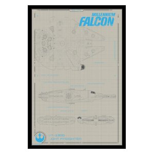 300x300 Star Wars Millennium Falcon Poster