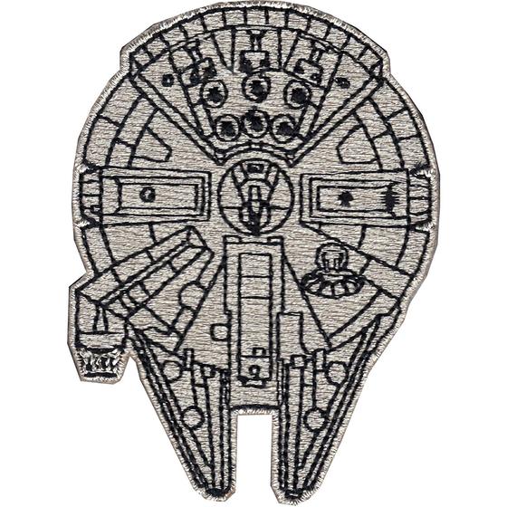 560x560 Star Wars Millennium Falcon Top View Rebel Han Solo Lucasfilm Iron