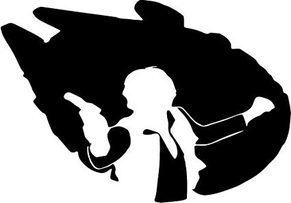 425x297 huge collection of 'millenium falcon silhouette' download more
