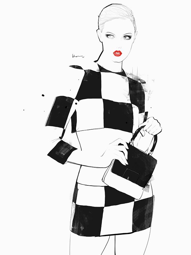 638x850 Million Dollar Girl Art Print