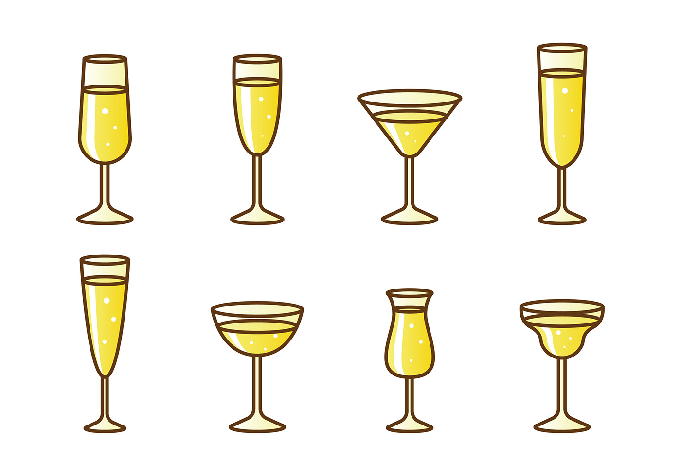 1400x980 mimosa drink vector