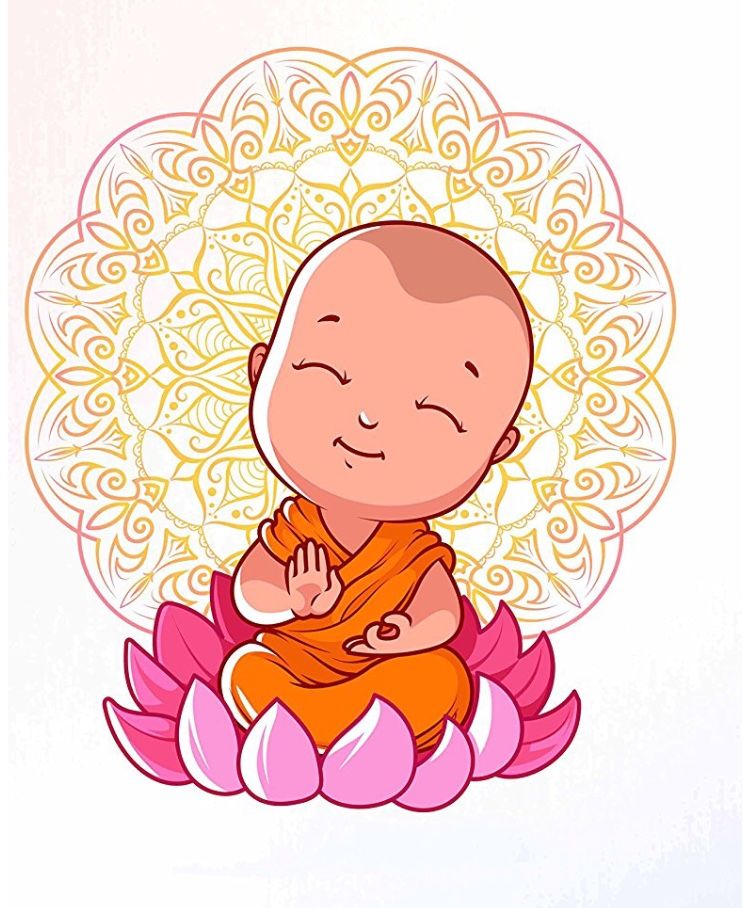 750x908 The Cute Moments Buddha, Art