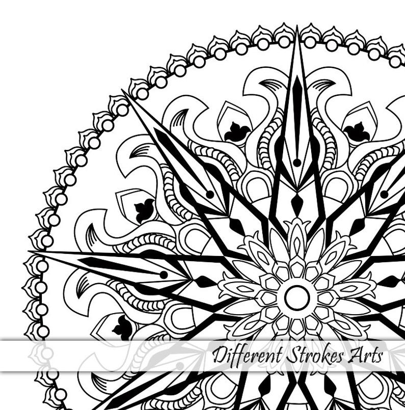 794x804 Printable Coloring Pages For Adults Mandala Coloring