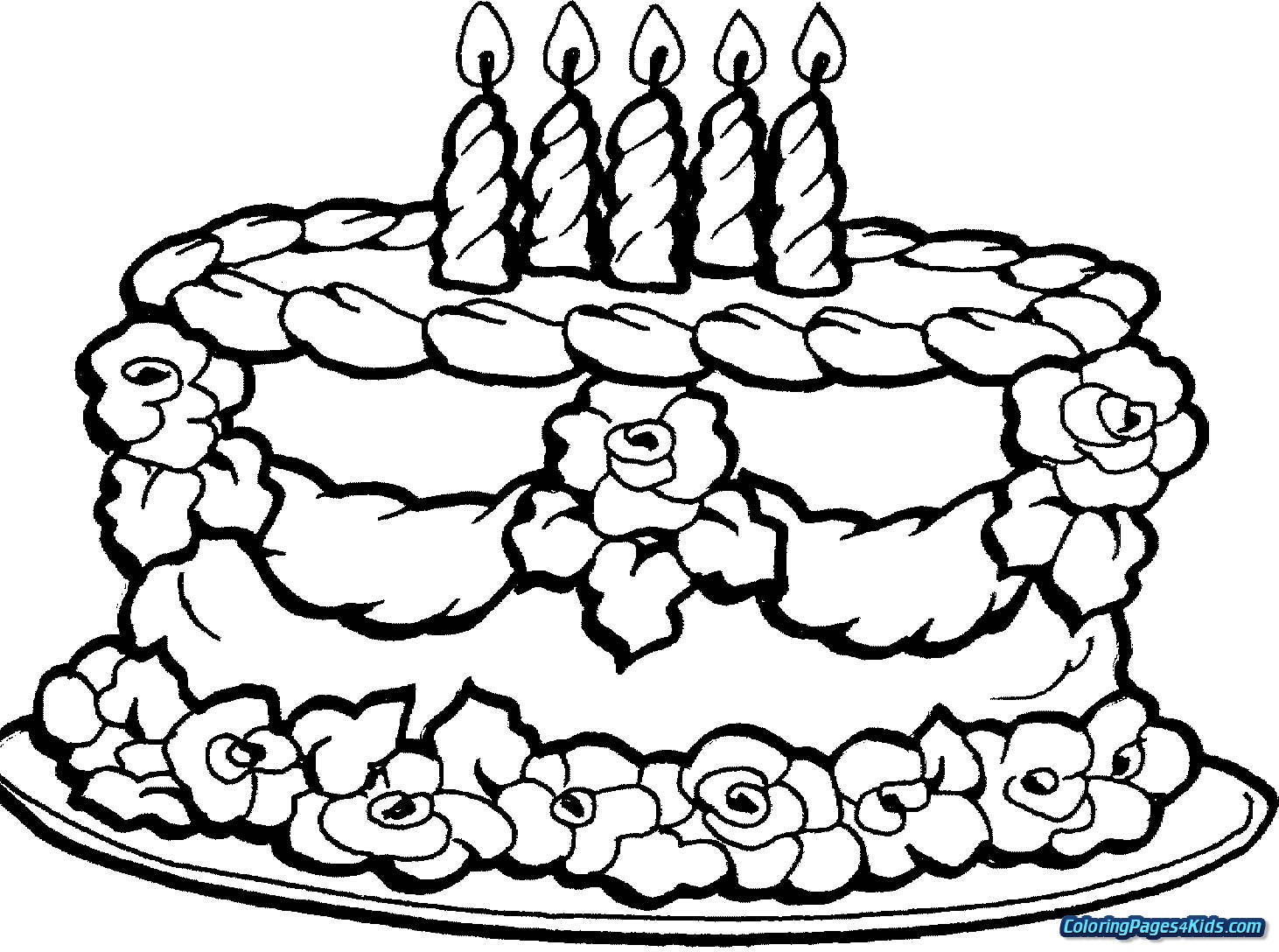 1462x1088 Cake Lineart