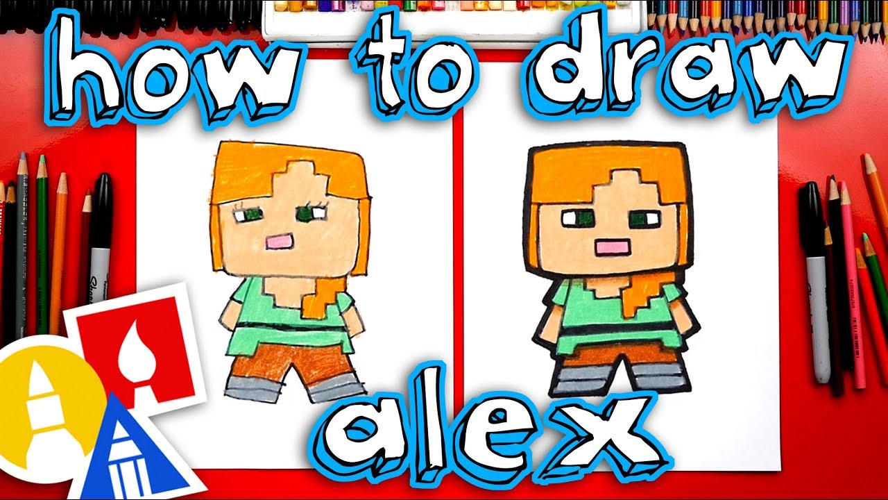 1280x720 How To Draw Alex From Minecraft