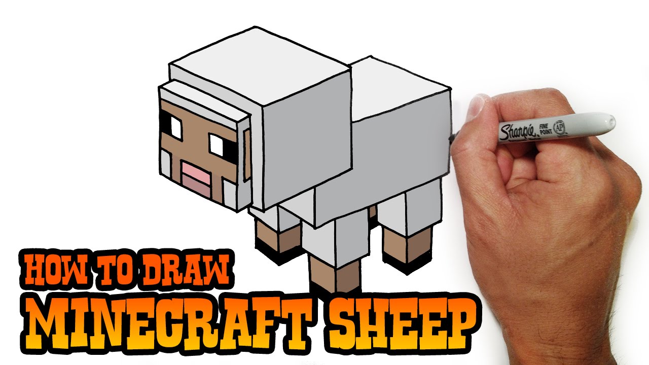 1280x720 How To Draw Minecraft Sheep