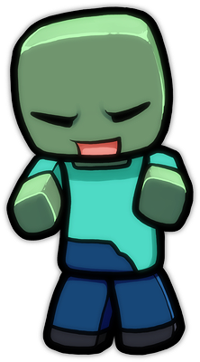 222x400 Minecraft Cartoon Zombie Mincaft Minecraft, Zombie Cartoon