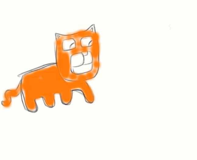 647x525 Minecraft Cat