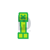 200x200 How To Draw A Minecraft Creeper, Step
