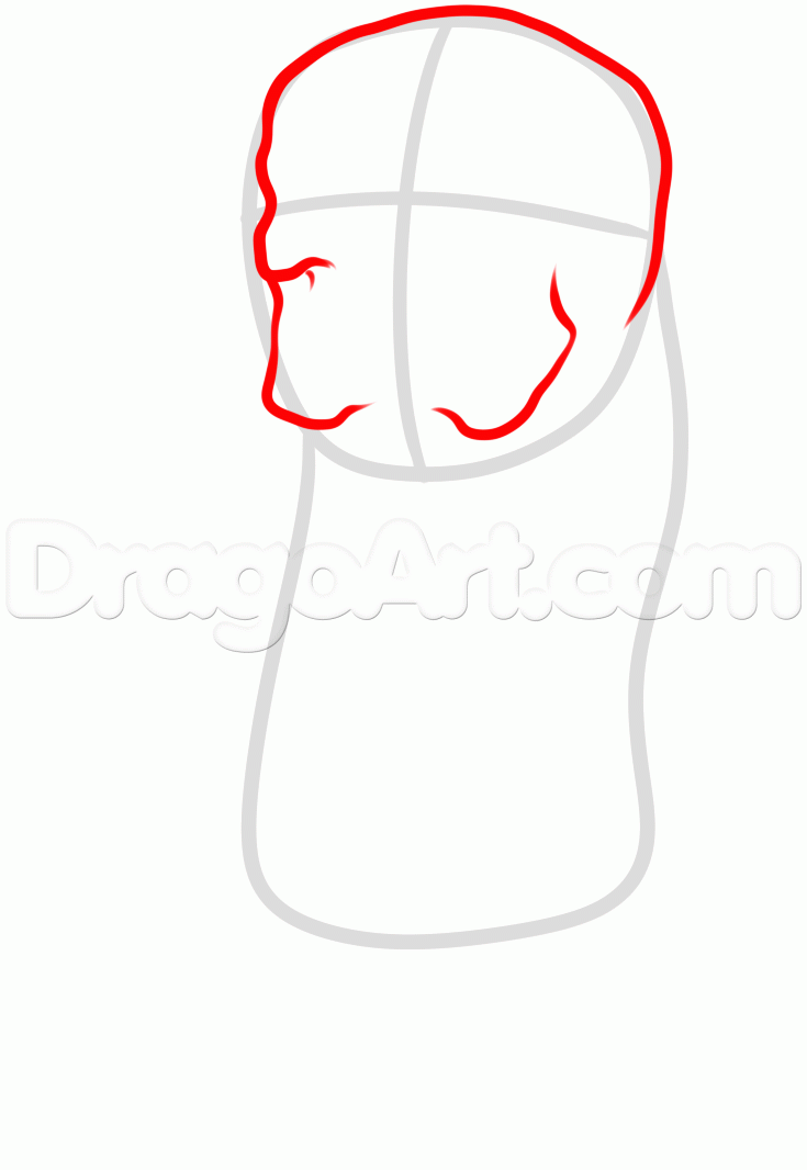 735x1066 Draw A Realistic Minecraft Creeper, Step