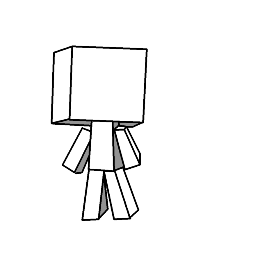 Minecraft Deadlox Drawing | Free download on ClipArtMag