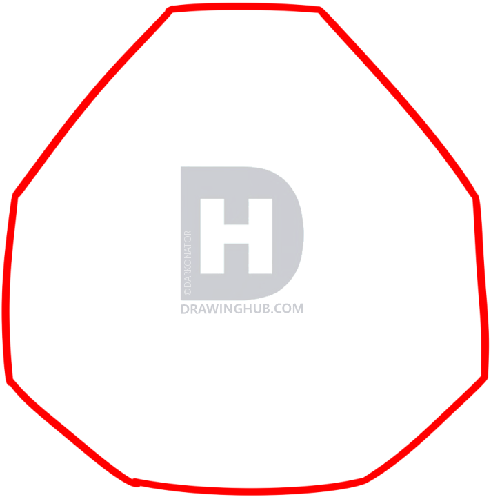 712x720 How To Draw A Minecraft Diamond, Step