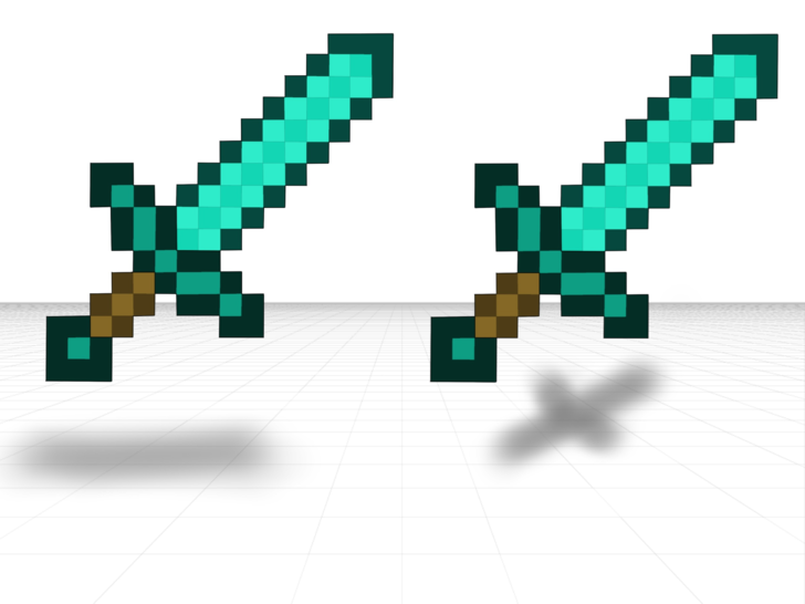 728x546 How To Draw A Minecraft Sword