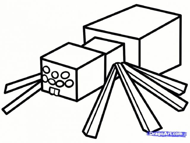 640x480 Draw Minecraft Wolf Beautiful Minecraft Coloring