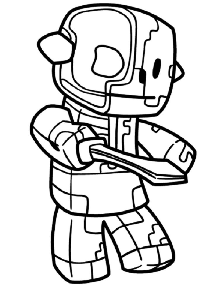 750x975 Minecraft Nether Coloring Pages Coloring Pages For Kids