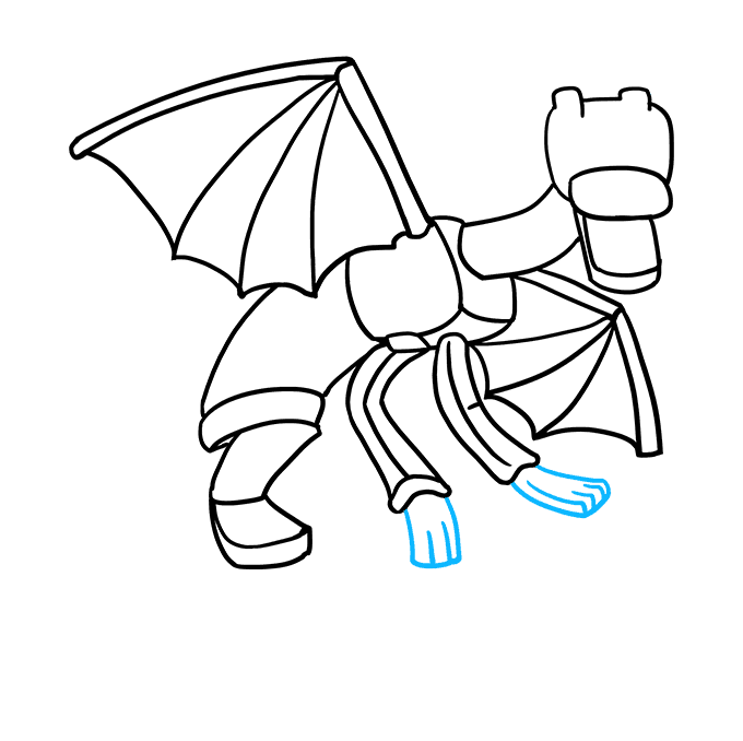 680x678 how to draw ender dragon from minecraft