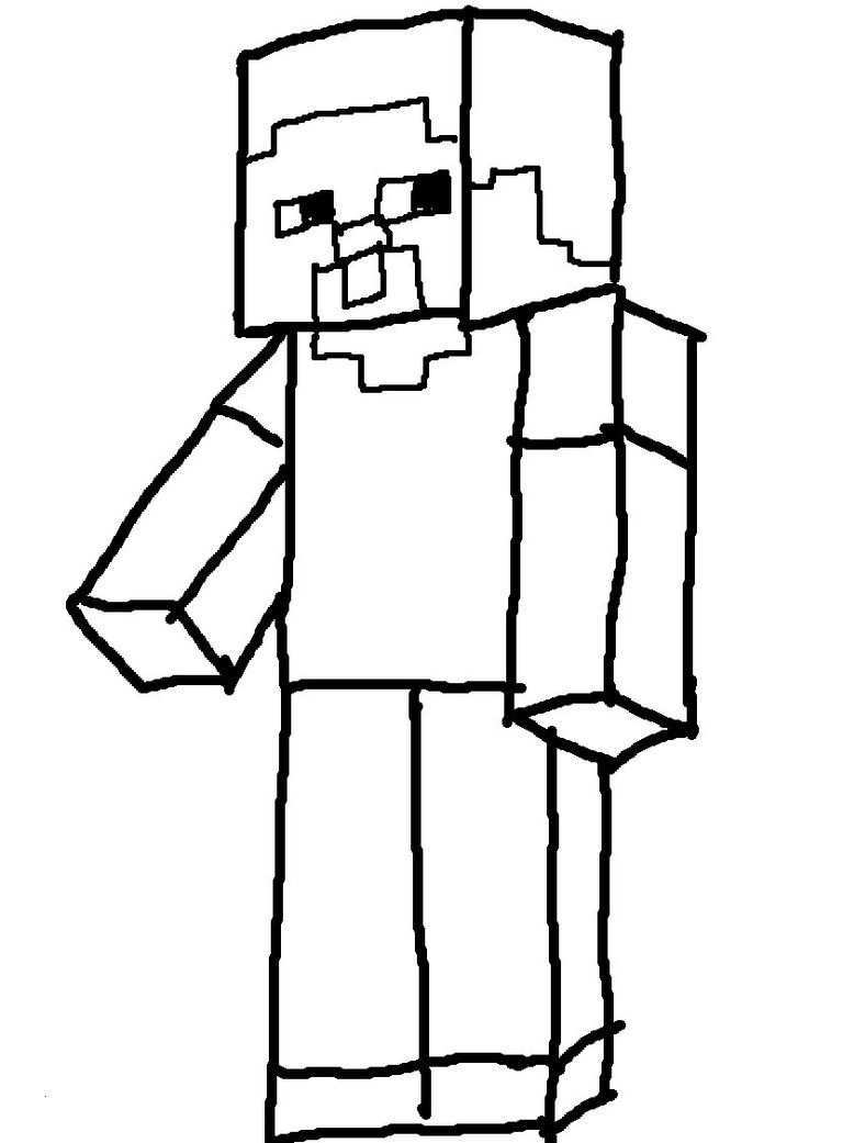 768x1041 Luxury Ideas For Minecraft Steve Coloring Pages Coloring Pages