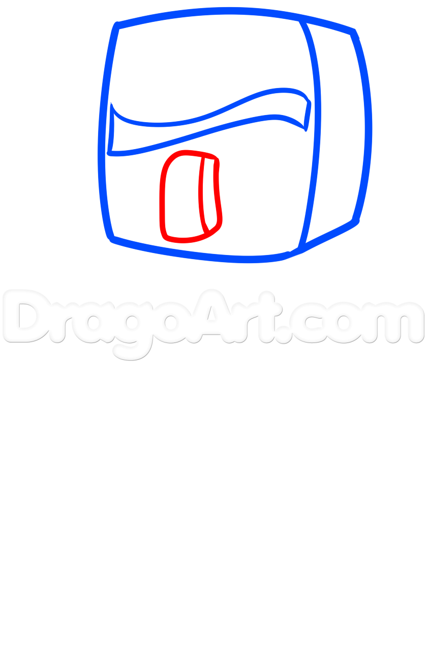 840x1275 How To Draw A Minecraft Villager, Step