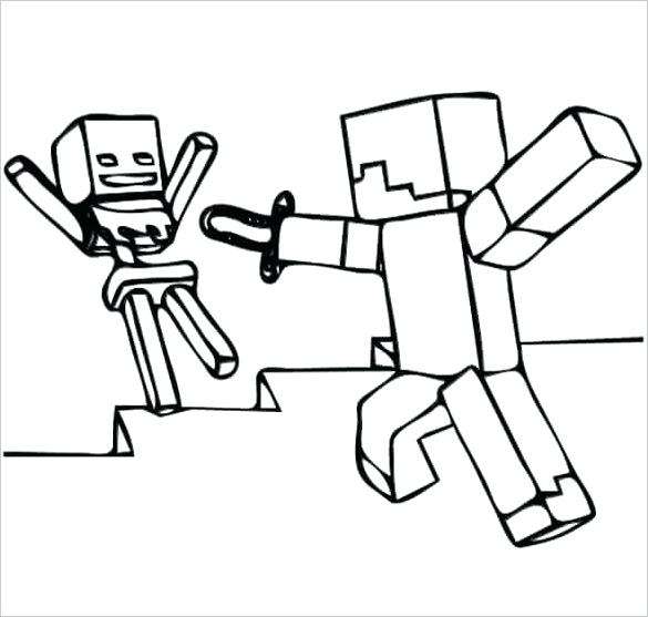 585x557 Minecraft Ocelot Coloring Pages Coloring Pages To Download