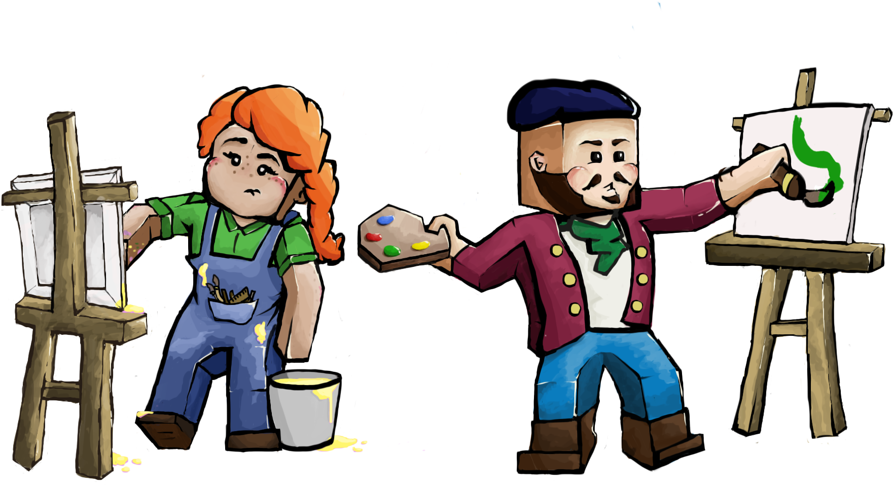 1761x956 Download Easel Clipart Canvas