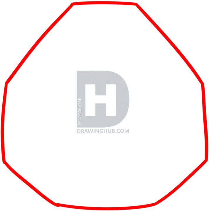 712x720 How To Draw A Diamond How To Draw A Minecraft Diamond Step