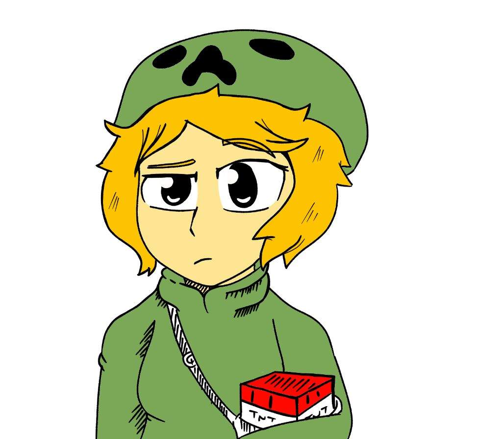 1024x896 Creeper Girl Draw Minecraft Amino